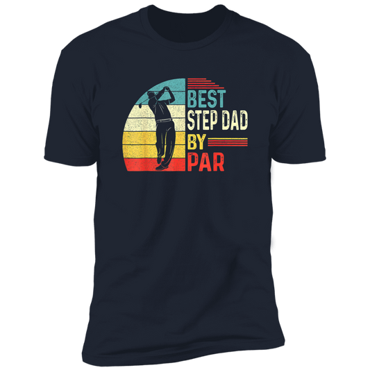 Best Step Dad by Par - Golf T-Shirt