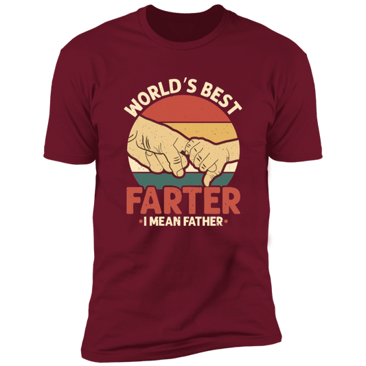 World's Best Farter (Father) T-Shirt (Retro Vintage)